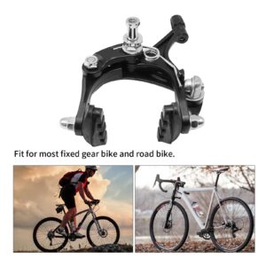 UOIENRT Front& Rear Bike Brake Kit Caliper Side Pull Alloy Bike Brake Caliper Kit Replacement for Road Bikes(Black)