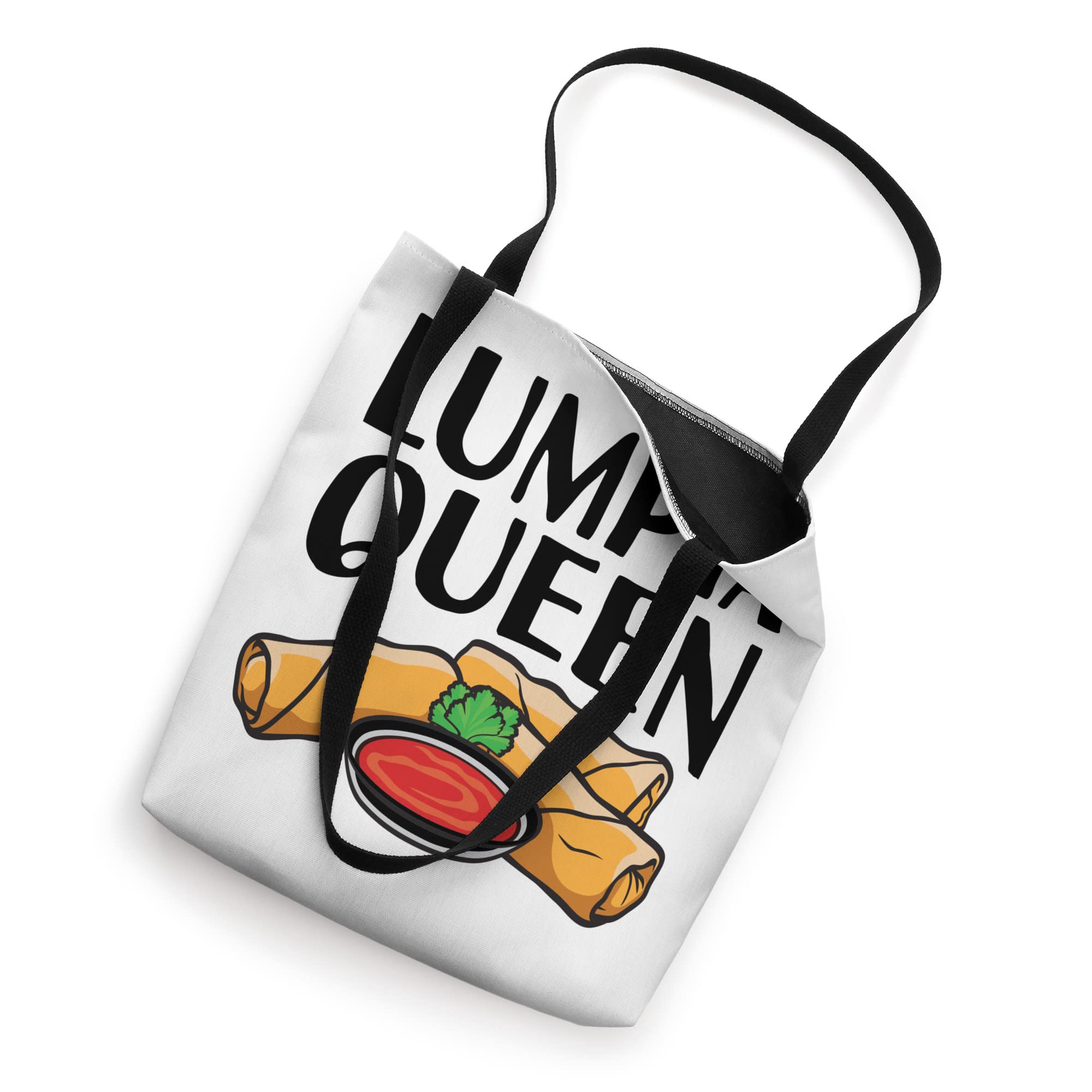 Funny Lumpia Queen Design For Women Kids Spring Roll Lover Tote Bag