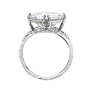 Silpada 'Full of Charm' Sterling Silver Cubic Zirconia Ring, Size 11, Size 11