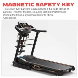 Hydra Fitness Exchange Magnetic Safety Key Lanyard 71011-NEW Works with Landice 60 70 80 Series L7 L8 L9 Treadmill