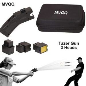 MVQQ Safety Remote Electric Shock Stun Gun Flashlight Tools Stick Distance for Women Self Defense Outdoor Rechargeable