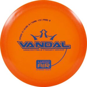 Dynamic Discs Lucid AIR Vandal Fairway Driver Golf Disc [Colors Will Vary] - 145-159g