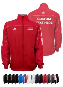 adidas custom personalized team light track jacket for gifts, corporate events, birthdays, organizations