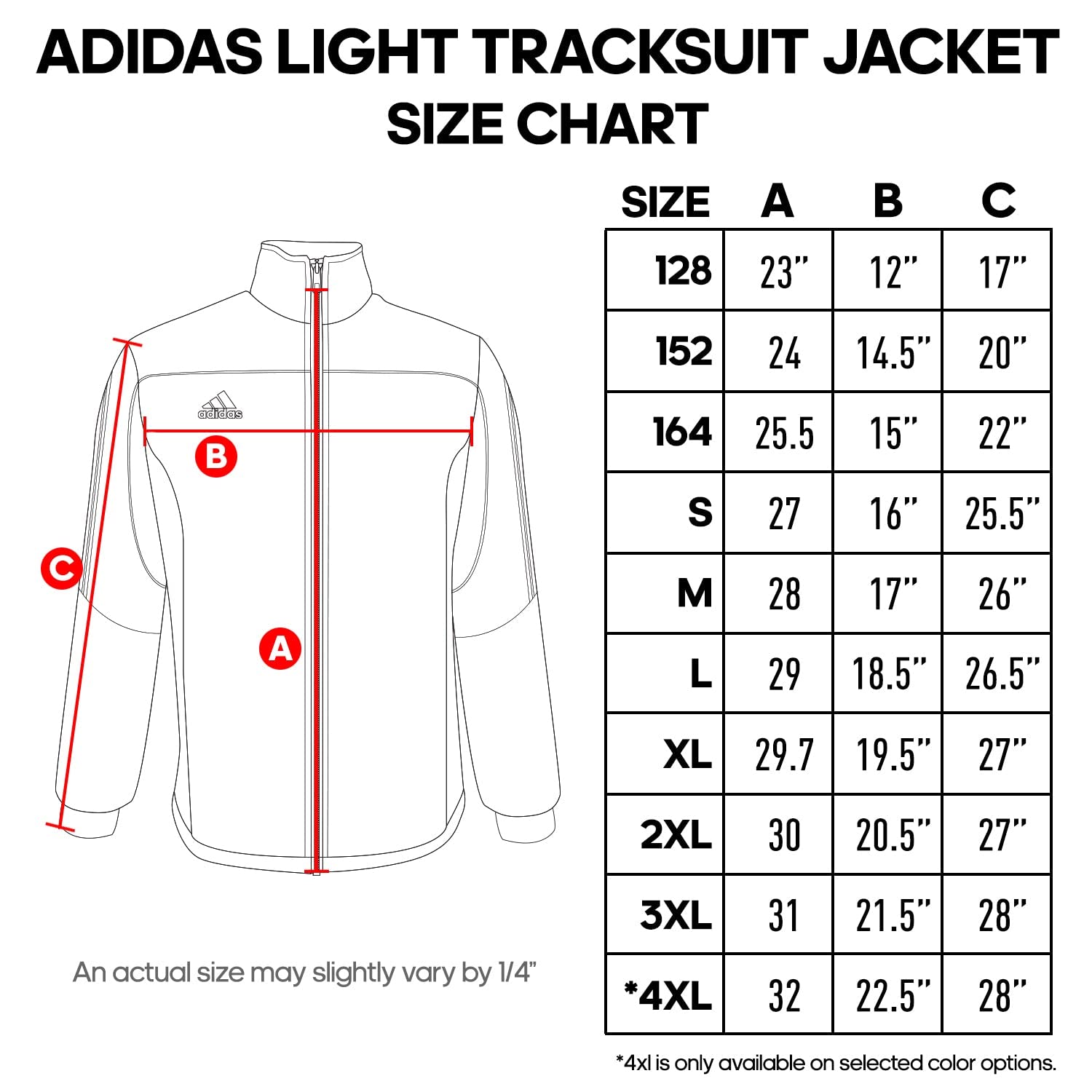 adidas Custom Personalized Team Light Track Jacket for Gifts, Corporate Events, Birthdays, Organizations