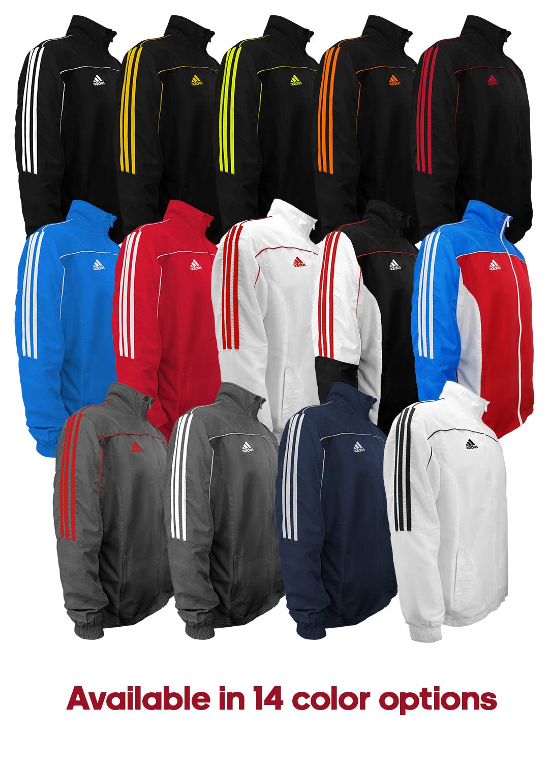 adidas Custom Personalized Team Light Track Jacket for Gifts, Corporate Events, Birthdays, Organizations