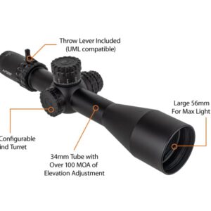 Primary Arms SLX 5-25x56 FFP Rifle Scope - Illuminated ACSS Apollo 6.5CM Reticle