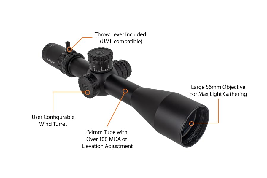 Primary Arms SLX 5-25x56 FFP Rifle Scope - Illuminated ACSS Apollo 6.5CM Reticle