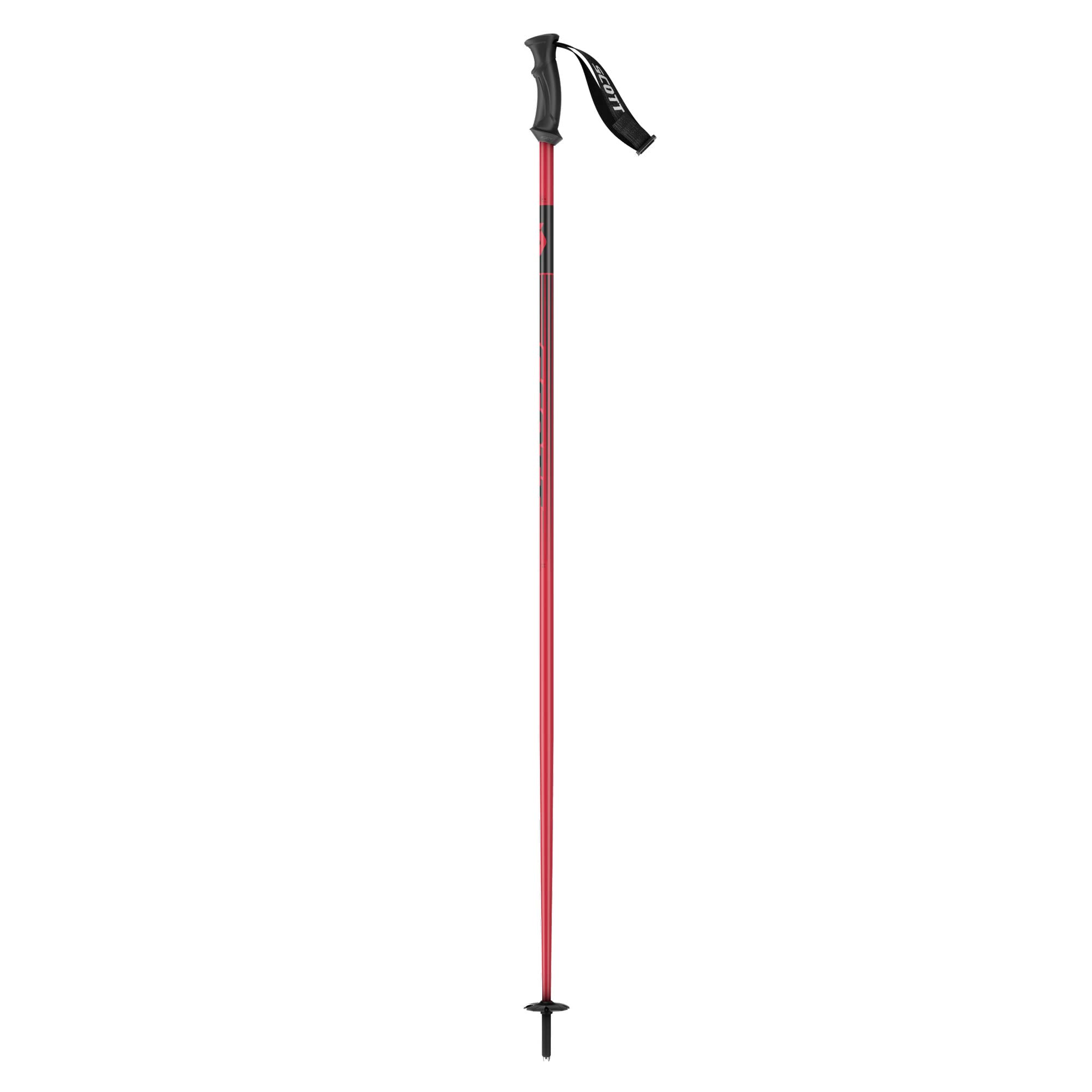 SCOTT 540 P-Lite Ski Poles (Red, 140) 2022/23