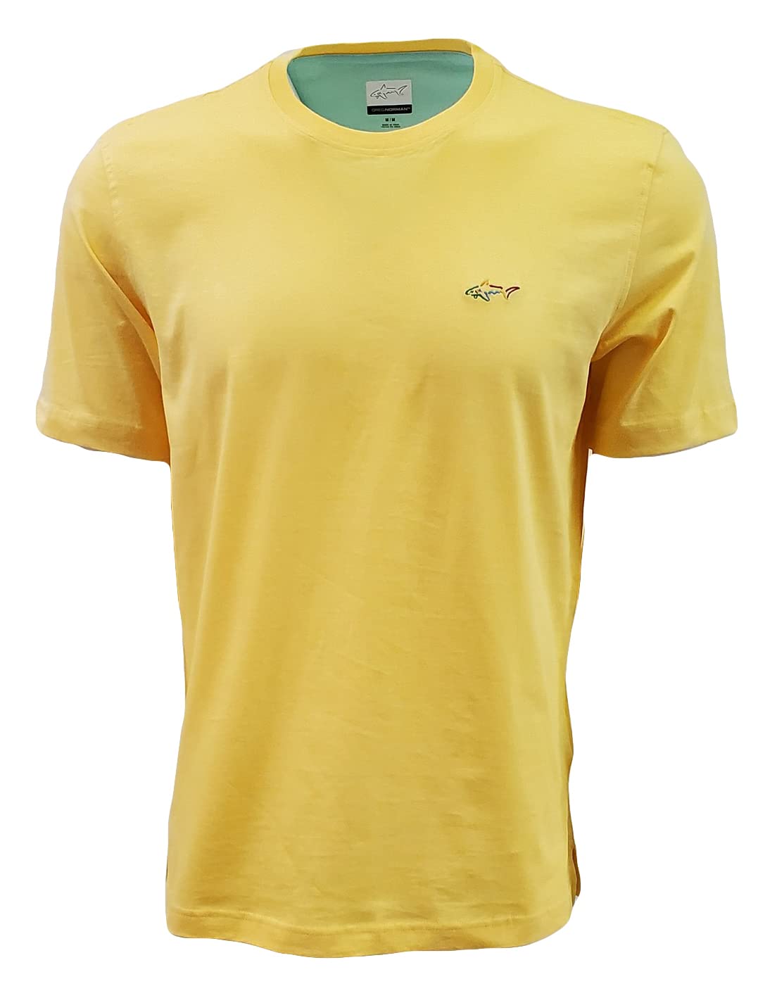 Greg Norman Men's Crew-Neck T-Shirt (US, Alpha, X-Large, Regular, Regular, Yellow Sand (YLSD))