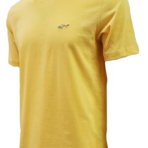 Greg Norman Men's Crew-Neck T-Shirt (US, Alpha, X-Large, Regular, Regular, Yellow Sand (YLSD))