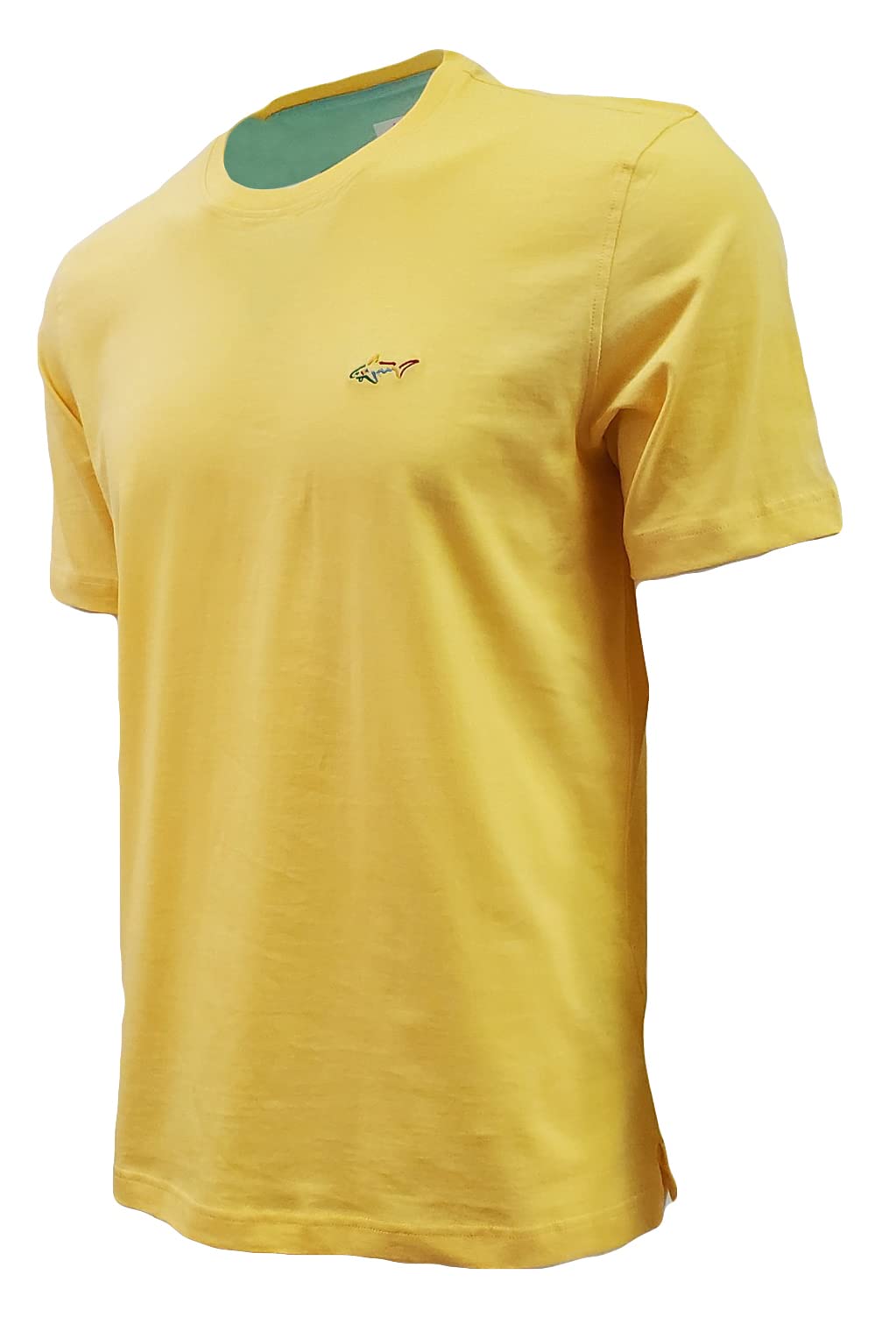 Greg Norman Men's Crew-Neck T-Shirt (US, Alpha, X-Large, Regular, Regular, Yellow Sand (YLSD))