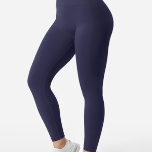 QOQ Workout Leggings for Women Scrunch Leggings Seamless Gym Yoga Leggings Butt Lifting Yoga Pants Dark Grey M