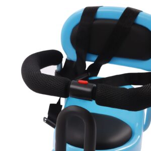 RENVIERY Rear Bicycle Seat for Child,Kid's Bike seat Rear with Pedal,Safe and Comfortable Rear Child Bike Seat for Children 6 Months to 6 Years