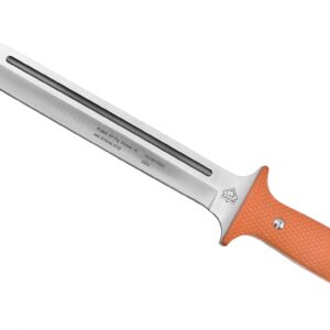 Puma XP 15" Pig Sticker Textured Blaze Orange G10 Beveled Blade Hunting Knife with Kydex Sheath