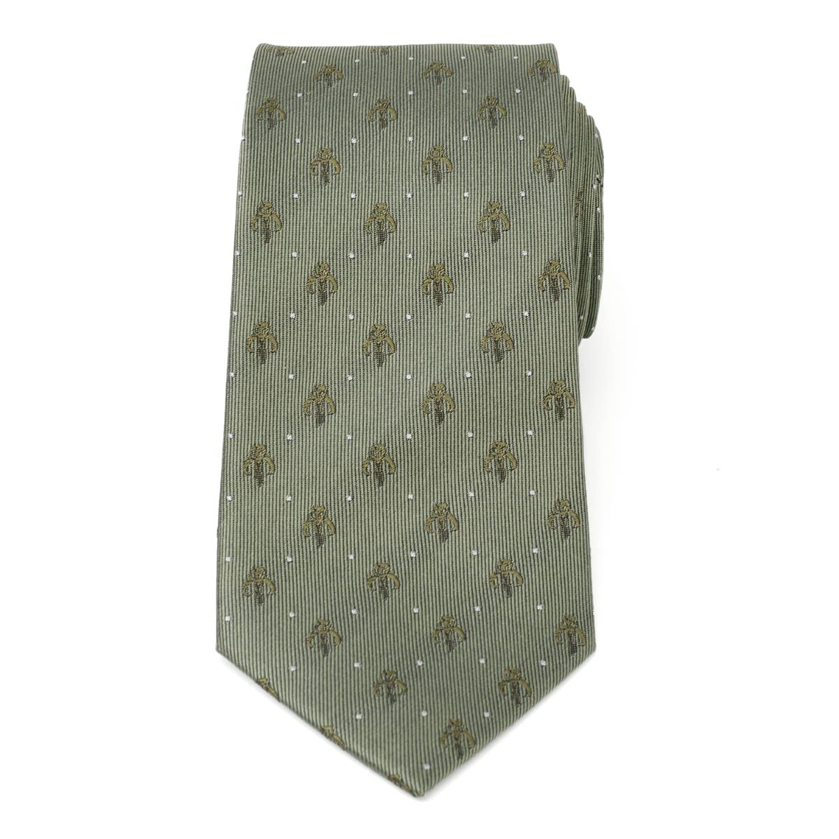 Cufflinks Inc. Mandalorian Dot Sage Green Men's Tie