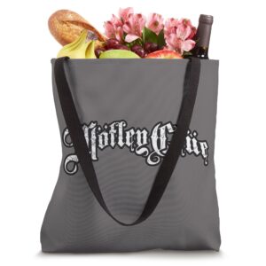 Mötley Crüe – Distressed Gothic Logo Asphalt Tote Bag