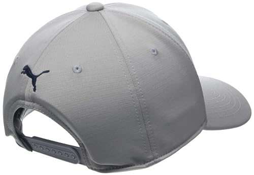 Puma Golf Men's P Cap, Ash Gray-Navy Blazer, OSFA