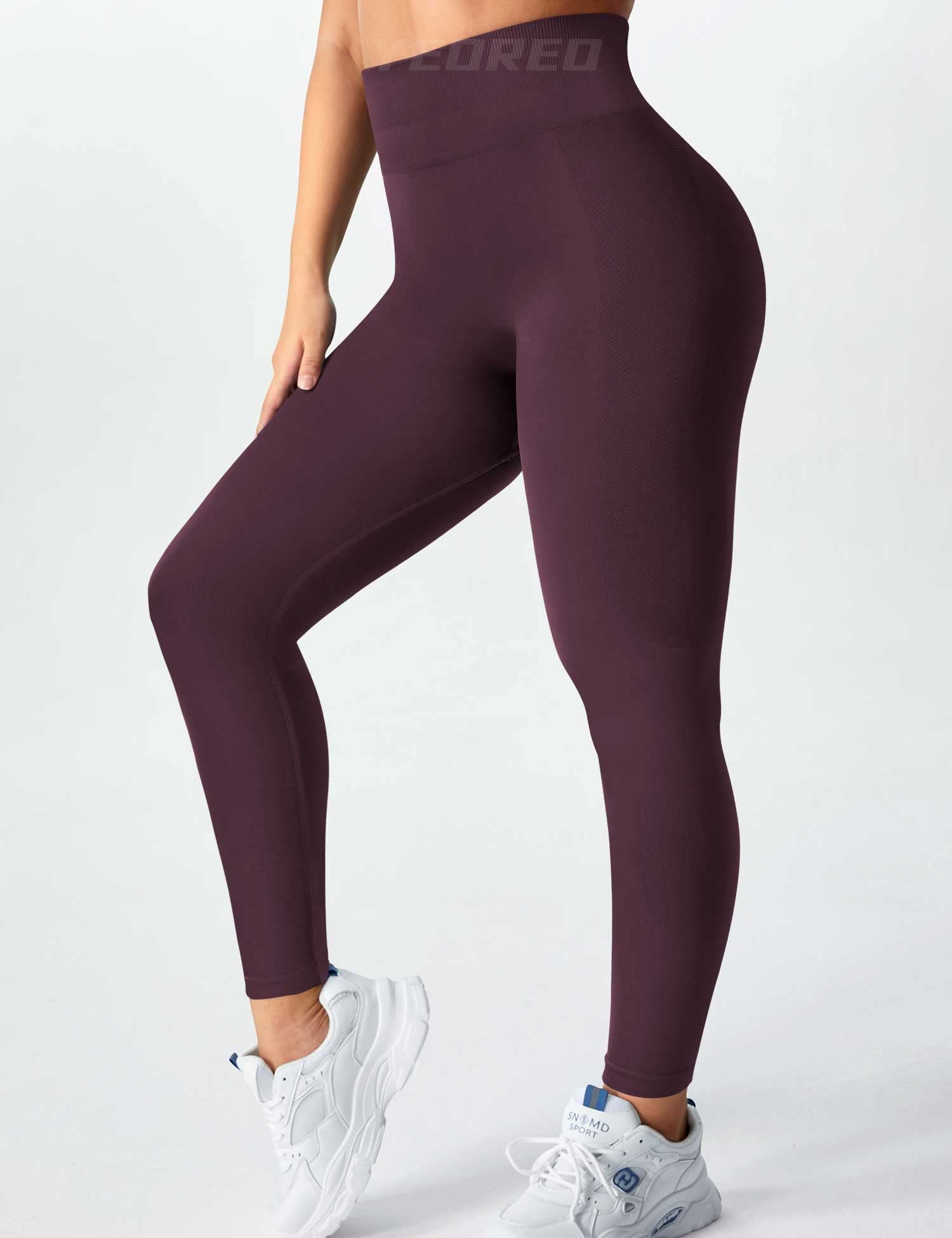 YEOREO Amplify Leggings for Women Seamless Scrunch Leggings Butt Lifting Gym High Waisted Athletic Leggings