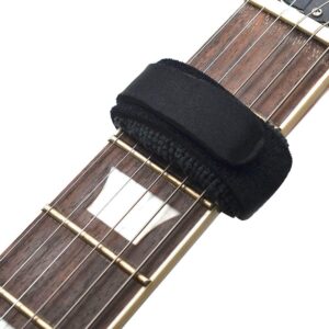 TUOREN 2Pack Guitar Mute Dampener String Mute Bridge-Side Dampener Silence Pad Noise Reducer Fit for Electric Wood Acoustic Guitar Bass