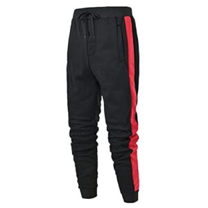 BIFUTON mens white sweatpants,mens sweatpants joggers,men's joggers sweatpants,Joggers for Men Mens Cargo Joggers Pants Baggy Cargo Pants Drawstring Outdoor Sweatpants Trousers with Pockets