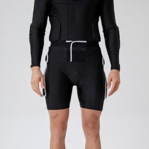 Padded Shorts for Men, Butt Pads for Skating, Padded Compression Tights for Rugby, Bike, Ski, Baseball, Contacts Sports(S, Grey)