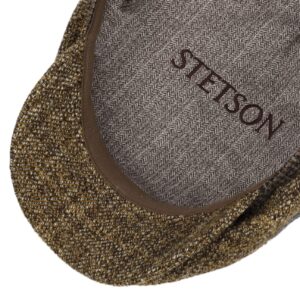 Stetson Mandeo Driver Patchwork Flat Cap Men Beige-Brown 7 1/4-7 3/8