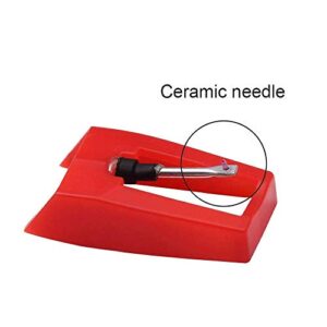 Pack of 6 Standard Record Player Needles Replacement for Turntables with Victrola Crosley Jensen ION Pyle and More.