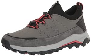 bass outdoor men's trek stretch hiker hiking shoe, gargoyle, 10.5