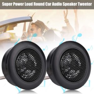 EBTOOLS for Tweeter Pair of 12V 120W Car Mini Super Power Loud Dome Audio Speaker Tweeter Loudspeaker Horn Kicker Marine tweeters 120w car Speaker Pure high pitched car Speaker