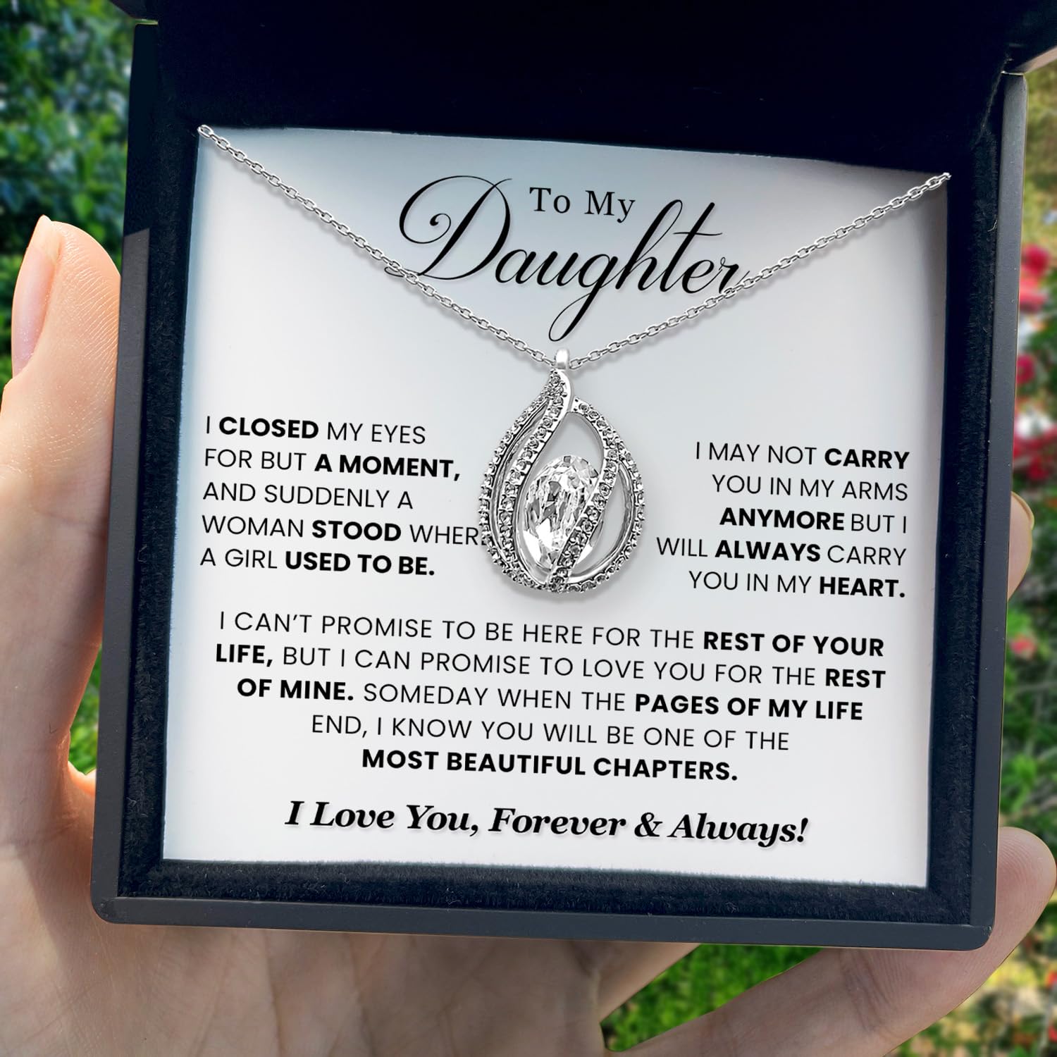 TRYNDI To My Beautiful Daughter Necklace