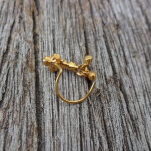 Bell Nose Stud Indian Nose Ring Flower Nose Stud Gold Plated Nose Stud Crock Screw Nose Stud Indian Nose Stud Gold Nose Piercing