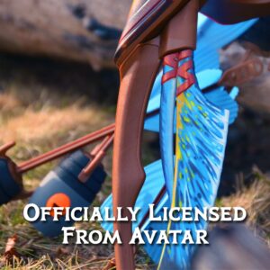 Zing Avatar Neytiri's Ceremonial Bow Pack - 1 Bow and 3 Zonic Whistle Arrows, Officially Licensed Role-Play Bow, Shoots Safe Arrows Over 160ft, Long Range Outdoor Play, Age 14 and Up