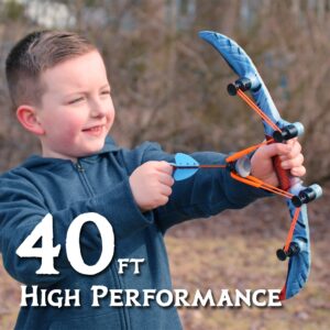 Zing Avatar Na'vi Defender Bow Pack - 1 Bow and 3 Suction-Cup Arrows, Officially Licensed Role-Play Bow, Shoots Safe Arrows Over 40ft, for Outdoor or Indoor Play, Age 8 and Up