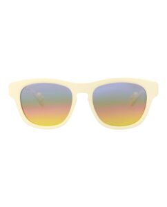 gucci round-frame injection sunglasses