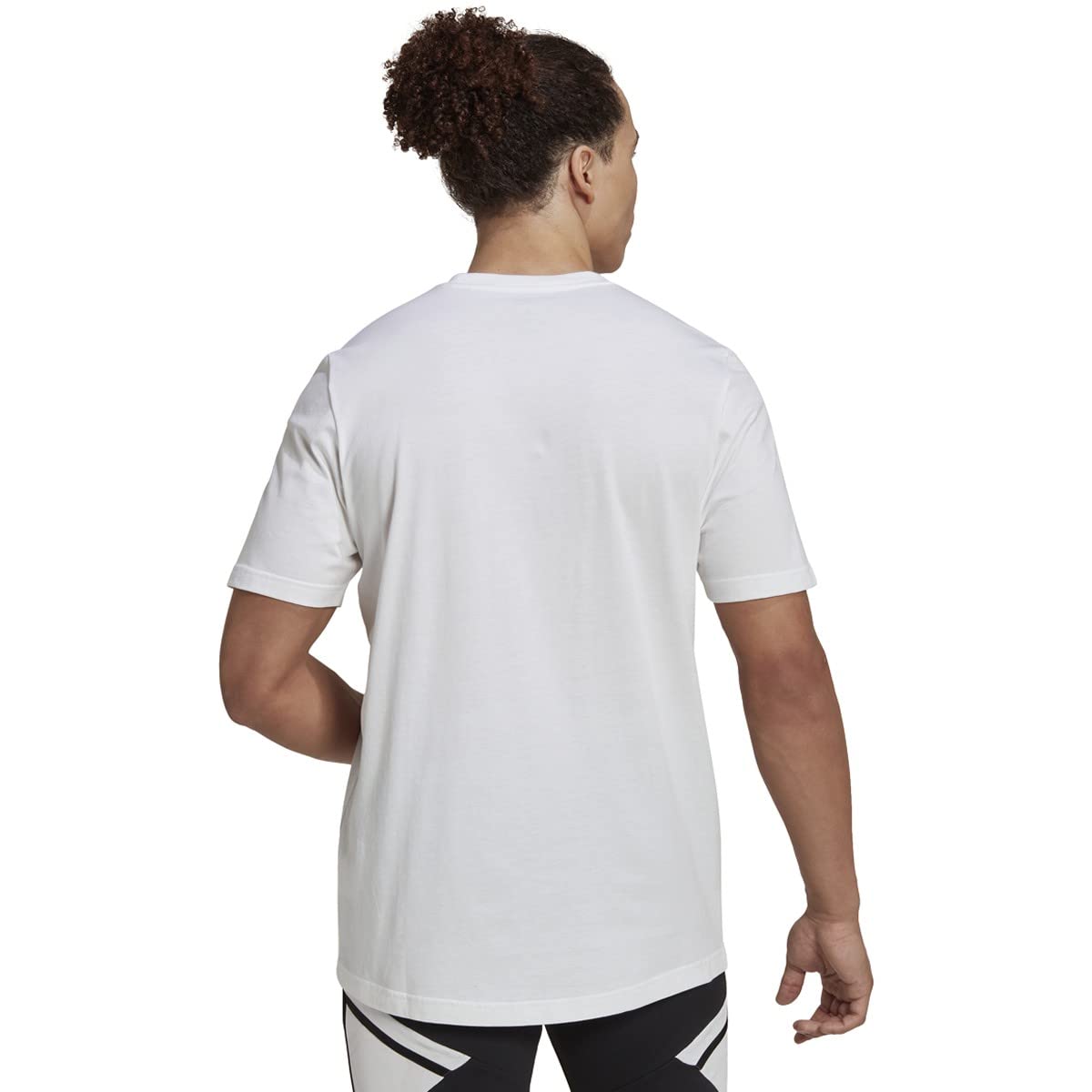 adidas Men's Germany 2022 DNA Graphic TEE (White/Black,Medium)