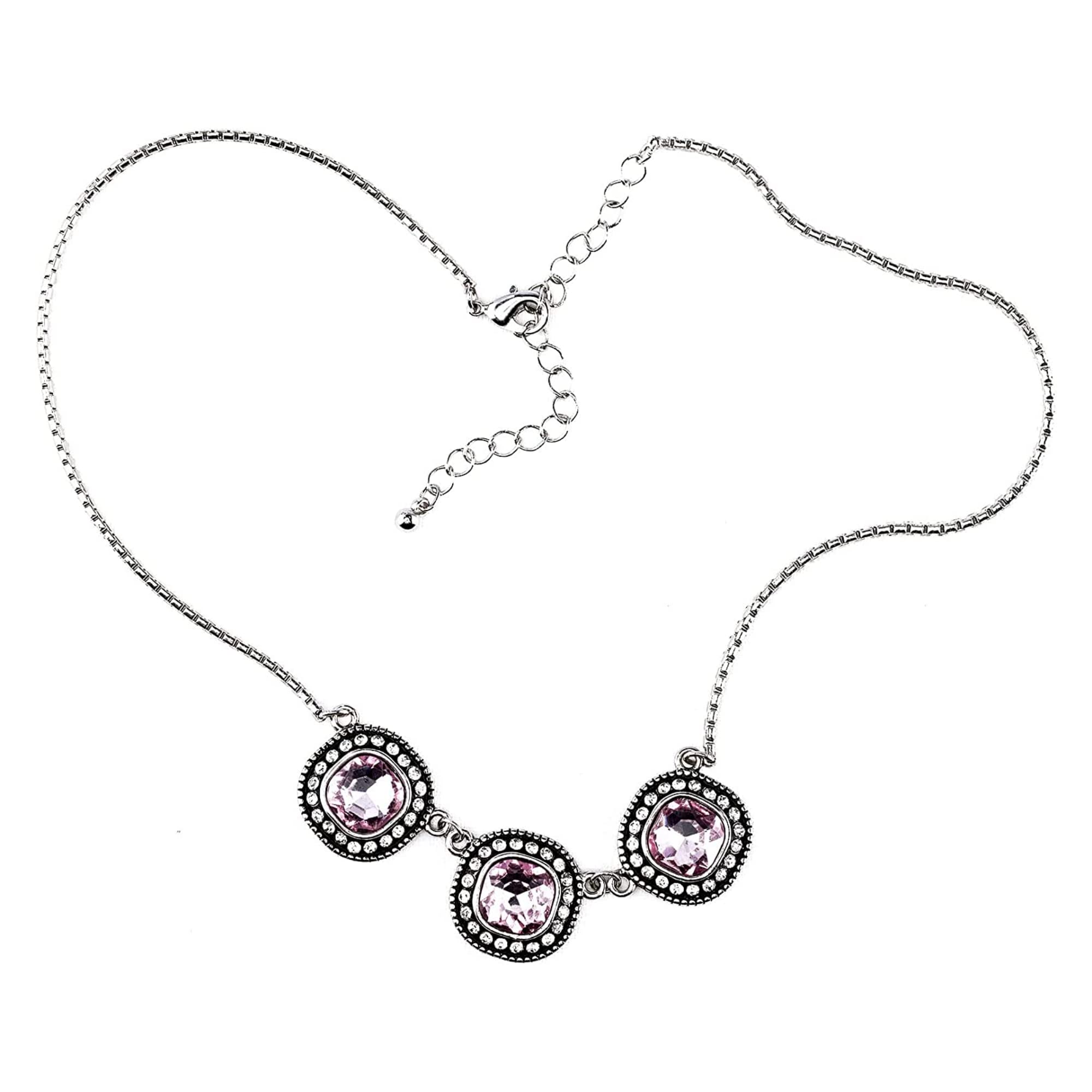 Olivia Welles Necklaces for Women - Radiant Collar Design - Dazzling Crystal Jewels, Exquisite Craftsmanship for Every Occasion or Event