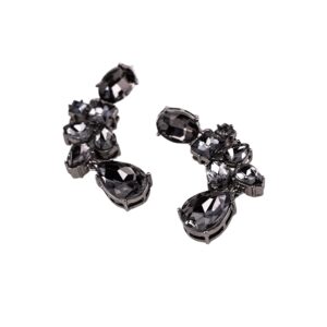 olivia welles dangling earrings for women - lustrous rhinestone chandelier earrings for every occasion or event