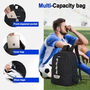 Goloni Youth Soccer Bag,Basketball Bag with Ball Compartment & Shoe Compartment,Backpack for Football Volleyball Basketball