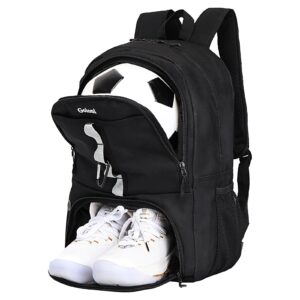 Goloni Youth Soccer Bag,Basketball Bag with Ball Compartment & Shoe Compartment,Backpack for Football Volleyball Basketball