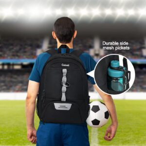 Goloni Youth Soccer Bag,Basketball Bag with Ball Compartment & Shoe Compartment,Backpack for Football Volleyball Basketball