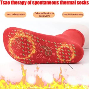 LAZGET 3 Pair Afiz Tourmaline Slimming Health Sock, AFIZ Tourmaline Health Sock, Tourmaline Lymphvity Slimming Health Sock, Tourmaline Self-Heating Socks for Men Women Unisex, (6 Pairs colors)