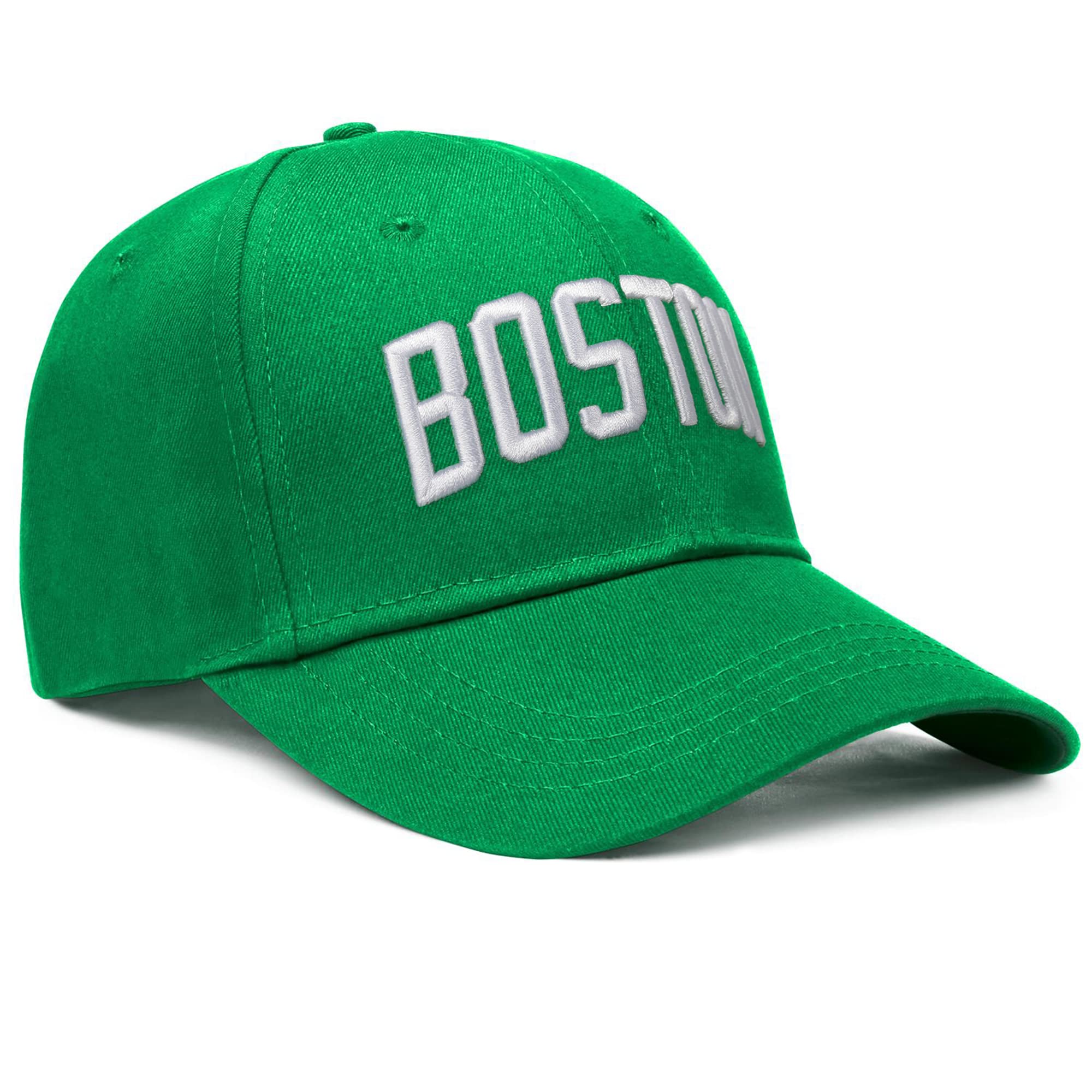 Boston Hat for Men Unisex Trucker Hats Dad Hat Adjustable Snapback Golf Hat Women Baseball Cap Green