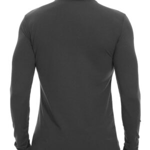 SIMIYA Mens Turtleneck Long Sleeve Shirts, Slim Fit Thermal Turtleneck for Men Basic Lightweight Thermal Underwear Top Grey