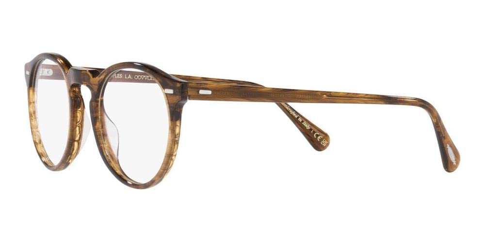 Oliver Peoples 0OV5186 Gregory Peck 1689 Sepia Smoke Unisex Eyeglasses 47mm