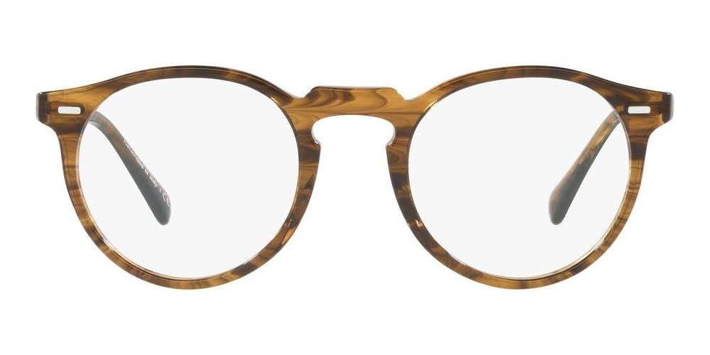 Oliver Peoples 0OV5186 Gregory Peck 1689 Sepia Smoke Unisex Eyeglasses 47mm