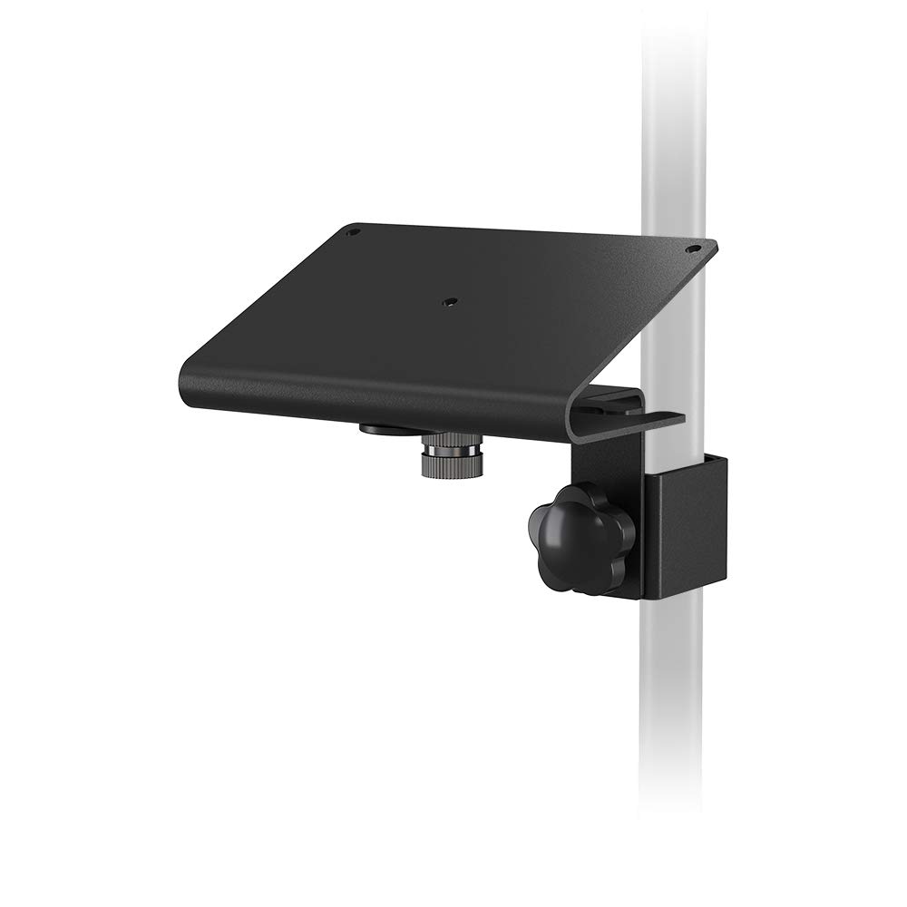 Behringer P16-MB Mounting Bracket for PowerPlay P16-M & Microphone Stand - Universal Mic Mount with Heavy Compact Base, Height Adjustable (2.8’ - 5’ ft.) - PMKS5