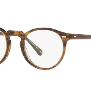 Oliver Peoples 0OV5186 Gregory Peck 1689 Sepia Smoke Unisex Eyeglasses 47mm