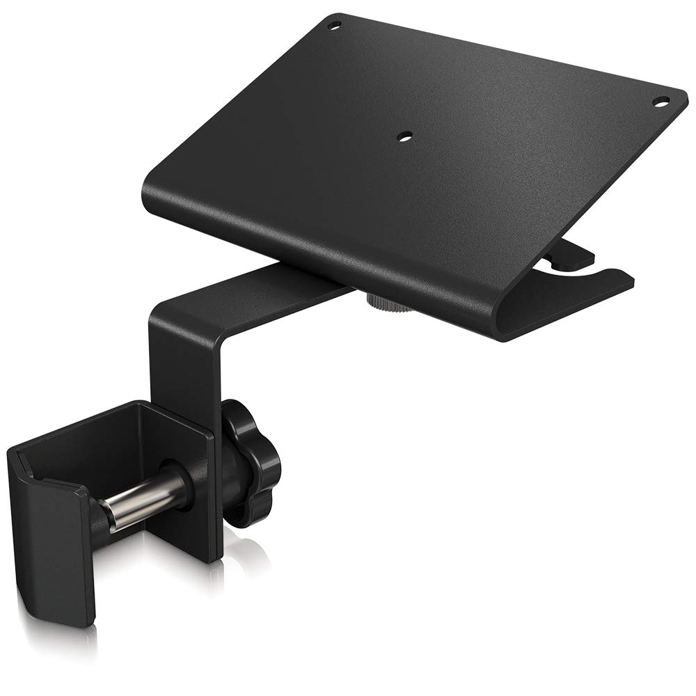 Behringer P16-MB Mounting Bracket for PowerPlay P16-M & Microphone Stand - Universal Mic Mount with Heavy Compact Base, Height Adjustable (2.8’ - 5’ ft.) - PMKS5