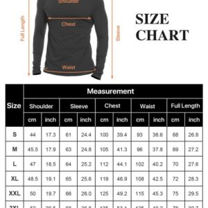 SIMIYA Mens Turtleneck Long Sleeve Shirts, Slim Fit Thermal Turtleneck for Men Basic Lightweight Thermal Underwear Top Grey