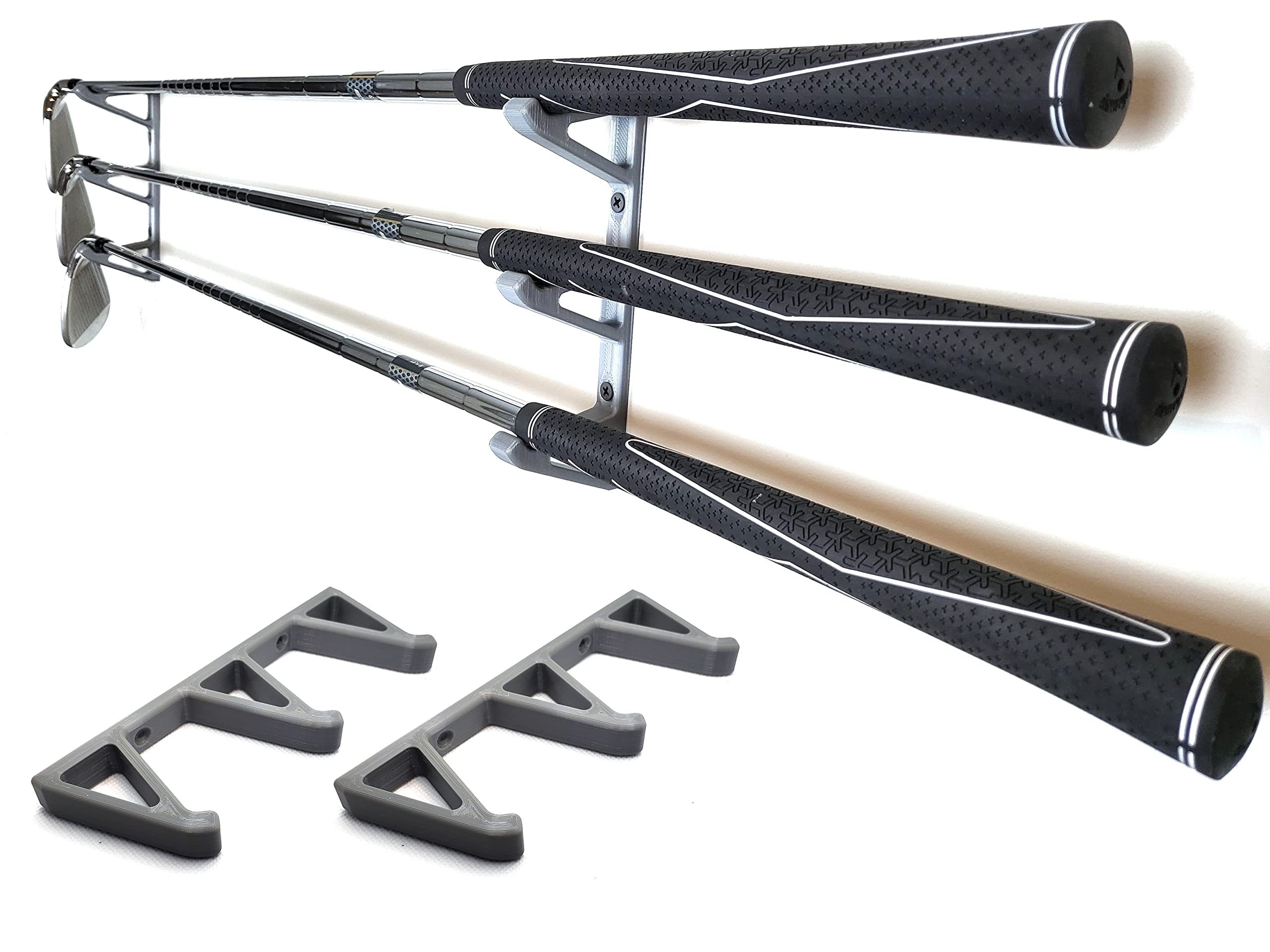 [JINTECH] Golf Club Organize Holder, Wall Display, Wall Hanger, Rack, Mount, 3 Clubs display